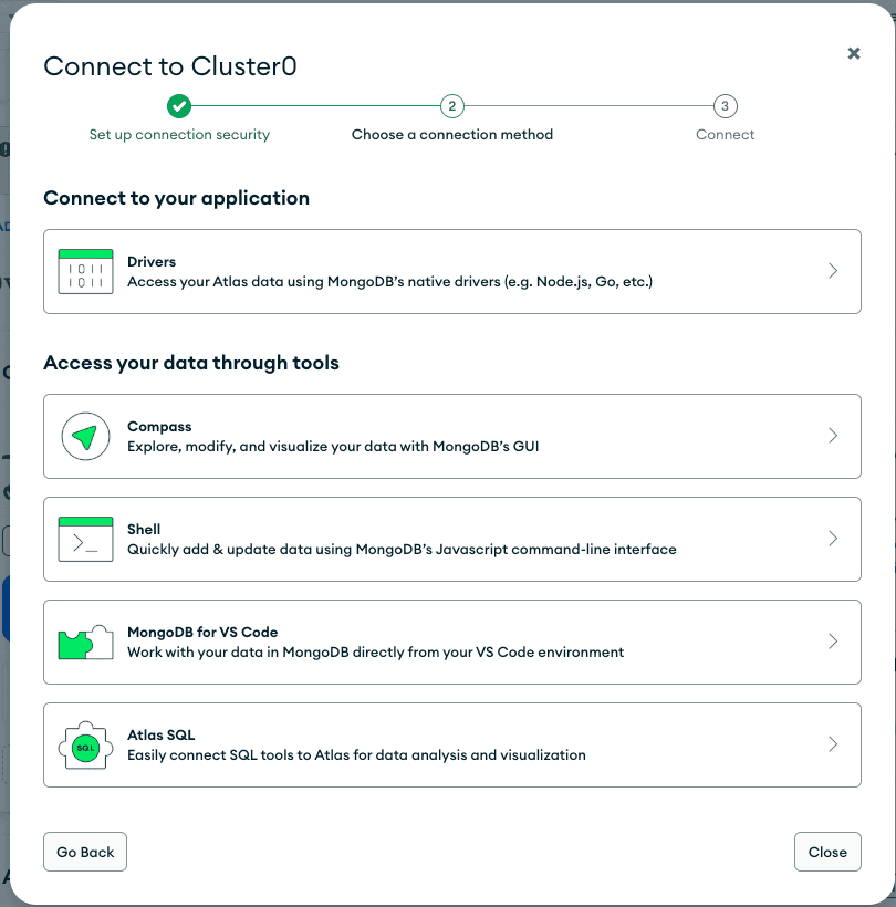 Connect to your Database with a MongoDB Client