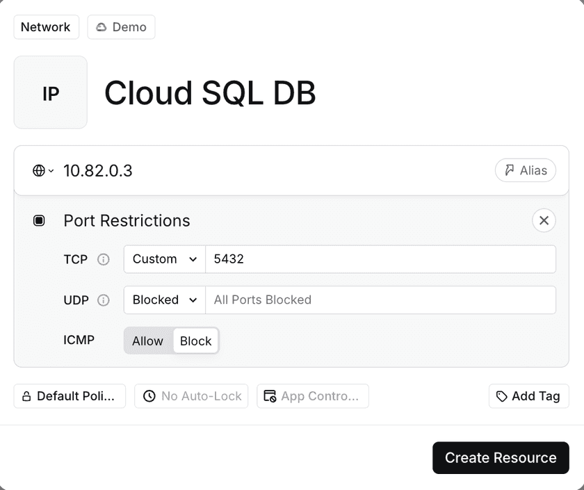Create a Twingate Resource