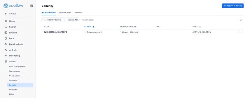 Added Twingate Connector Network Policy (not active yet)