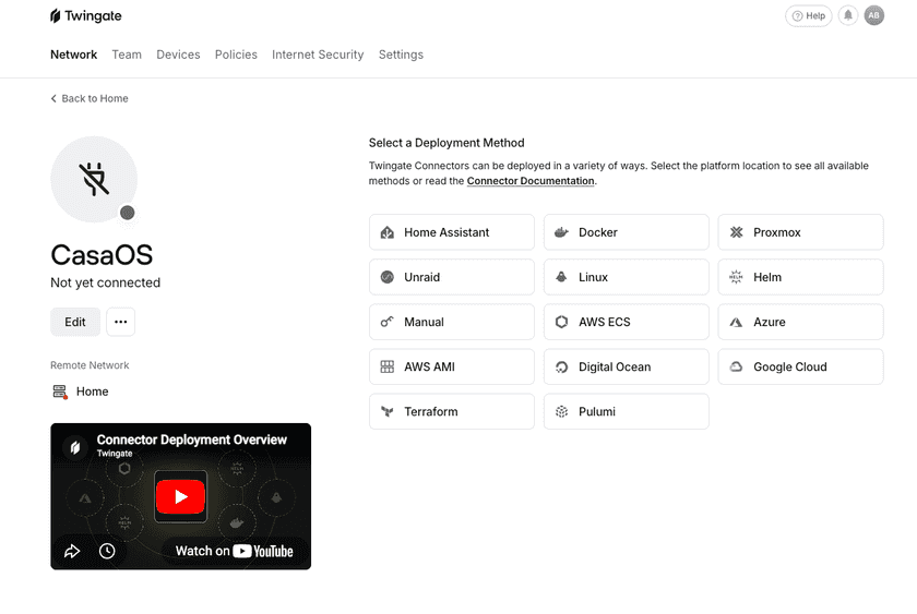 All Connector Options