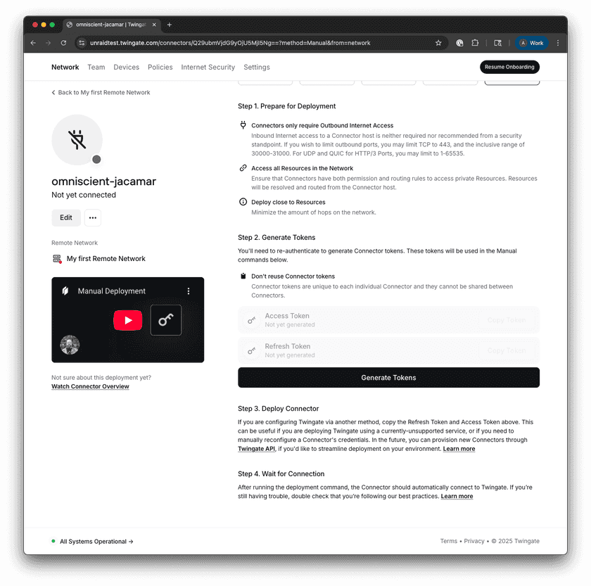 Step 2 of Connector Setup