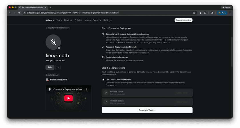Step 2 of Connector Setup