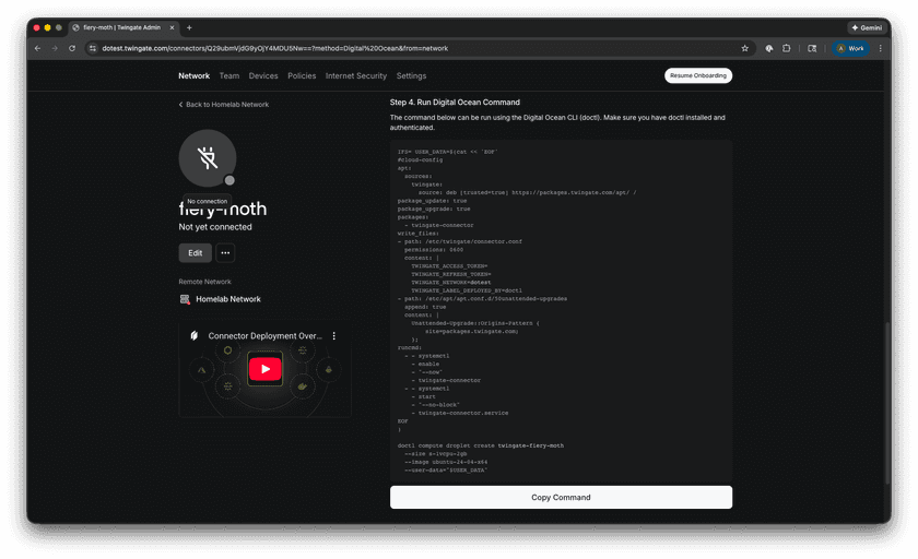 Step 4 of Connector Setup