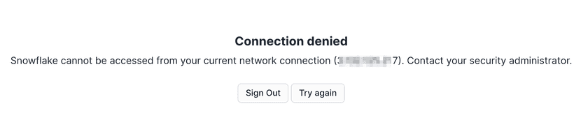 Connection Denied with Twingate Disconnected