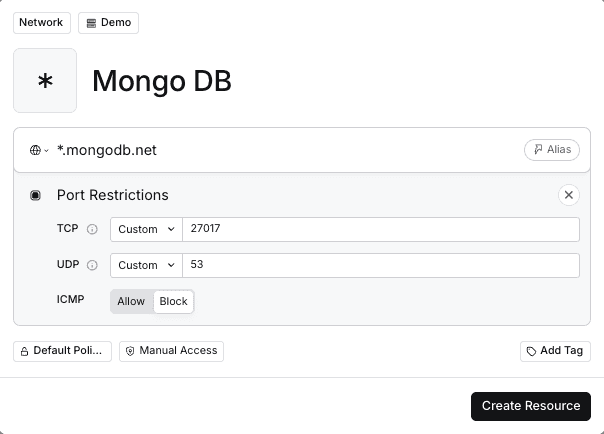 Create a Twingate Resource