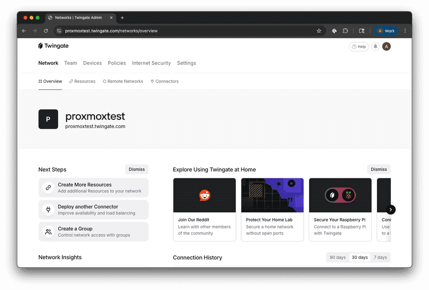 Twingate Admin Console