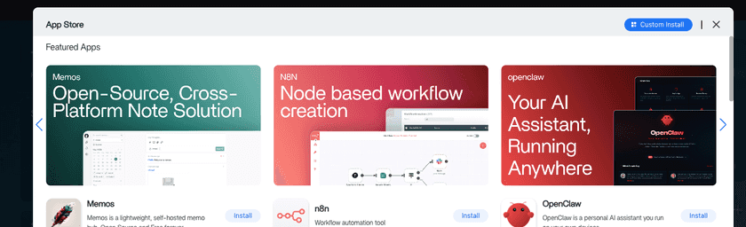 CasaOS App Store