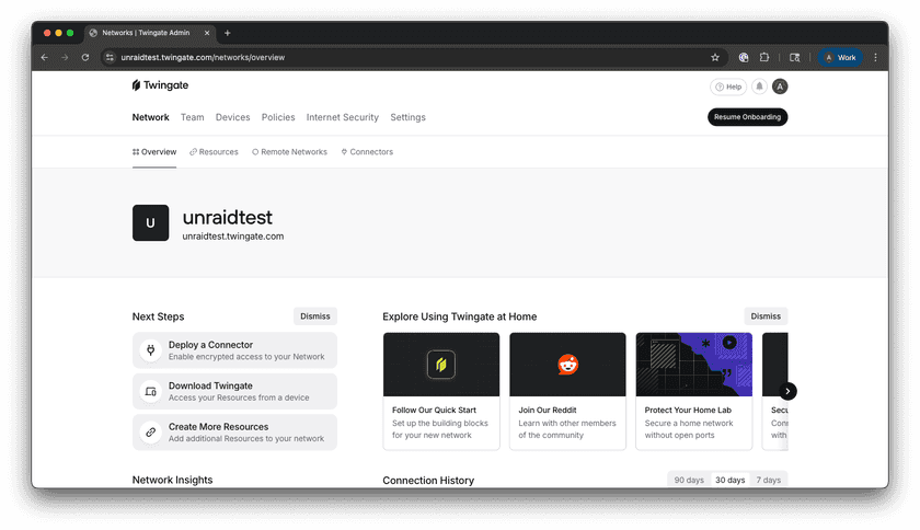 Twingate Admin Console